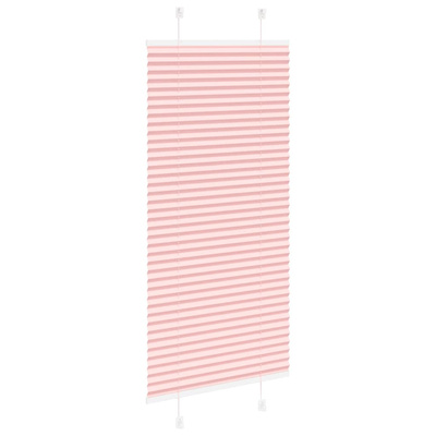 Roleta plisowana różowa 55x100 cm Szerokość tkaniny 54,4cm