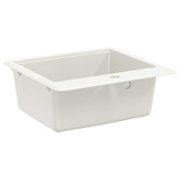 Zlew 80% Kwarc i 20% Żywica 470 x 440 mm Biały