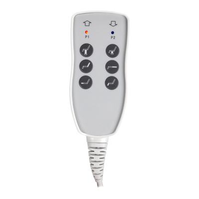 Fotel kosmetyczny elektr. Azzurro 803D 3 siln. szary 148392