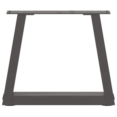 Nogi do stolika kawowego w kształcie litery V 2 szt. Antracyt 40x(30-31,3) cm Stal