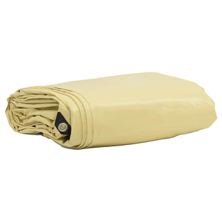 Plandeka 650g / m² Beżowy 2 x 3 m Płótno z powłoką PVC