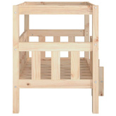 vidaXL Legowisko dla psa, 75,5x63,5x70 cm, lite drewno sosnowe