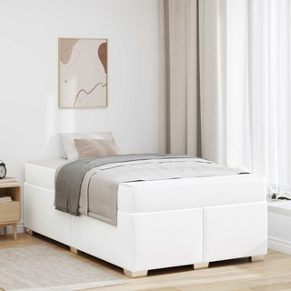 Ramka łóżka Biały 120 x 190 cm PVC