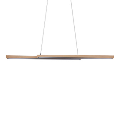 Sento lampa wisząca drewniany 13W LED 4000K maskownica czarna