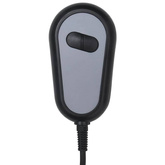 vidaXL Podnoszony fotel masujący, ciemnoszary, tkanina model standard