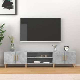 Szafka pod TV, szarość betonu, 180x31,5x40 cm vidaXL
