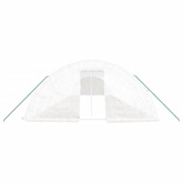 Szklarnia ze stalową ramą, biała, 80 m?, 16x5x2,3 m
