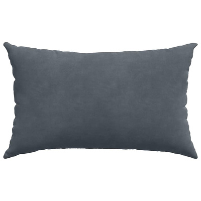 Poduszki na sofę 2 pcs ciemno szary 50 x 30 cm