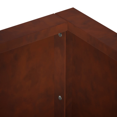 Mur oporowy 4 szt. 100 x 100 x 40 cm Stal kortenowska Rdzawy