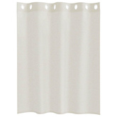 Firany Voile z zasłonami 2 pcs Kremowy 140 x 140 cm Poliester