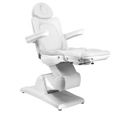 Fotel kosmetyczny elektr. Azzurro 870 3 siln. biały 109081