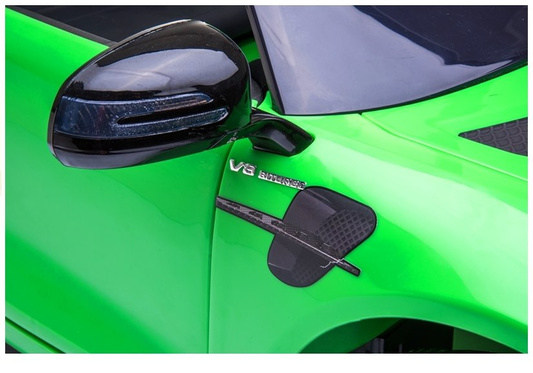 Auto Pojazd Na Akumulator Mercedes GT R Dla Dzieci Światła LED MP3 Zielony