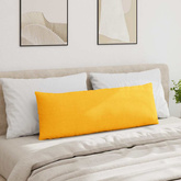 Poduszki na sofę 2 pcs Jasnożółty 120 x 40 cm
