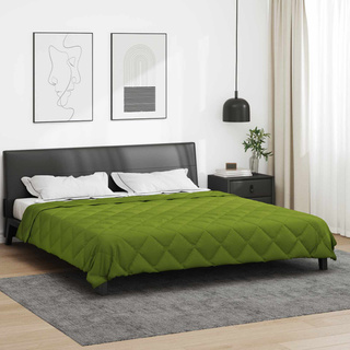 Kołdra na cały rok Zielony 200 x 240 cm Mikrofibra