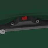 Parasolka ogrodowa Zielony 295 x 295 x 245 cm Poliester i Stal