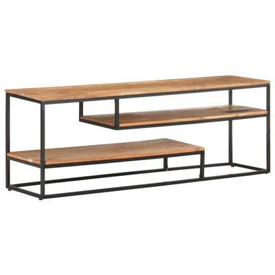 vidaXL Szafka pod TV, 130 x 30 x 45 cm, lite drewno akacjowe
