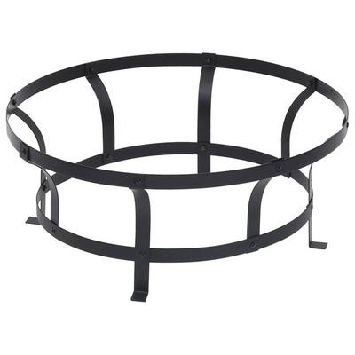 vidaXL Palenisko ogrodowe z kratką, stal nierdzewna, 76 cm