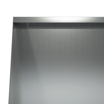 Mur oporowy 4 szt. 80 x 12 x 40 cm Stal ocynkowana srebrny