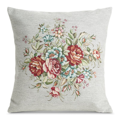 Poszewka szarobeżowa 45x45