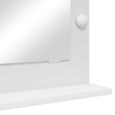 Lustro toaletowe Prostokątny Z lustrem Biały 70 x 50 x 18 cm