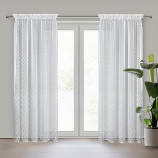 Firana Alaya biała 140x270