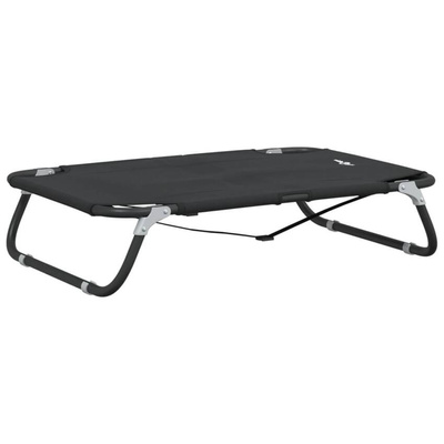 vidaXL Legowisko dla psa, antracytowe, tkanina Oxford i stal model standard