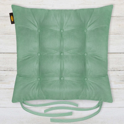 Siedzisko Ada jasnoturkusowe 40x40