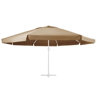 Pokrycie do parasola ogrodowego, kolor taupe, 610 cm