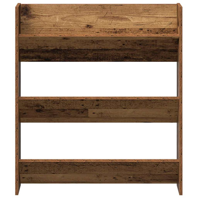 Szafka na buty z półką 2 pcs Stare drewno 84 x 18 x 90 cm