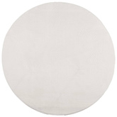 vidaXL Dywan IZA z krótkim włosiem, kremowy, Ø 80 cm