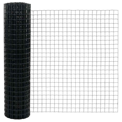 Ogrodzenie Euro 1,4 x 10 m Żelazo pokryte PVC Szary