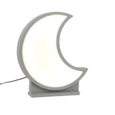 moon lampa stołowa dla dziecka led iq kids szary