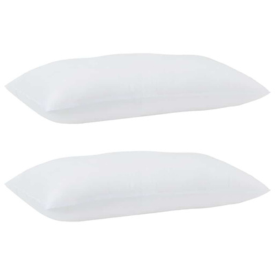 Poduszka z poduszką 2 pcs Biały 81 x 42 x 20 cm Poliester