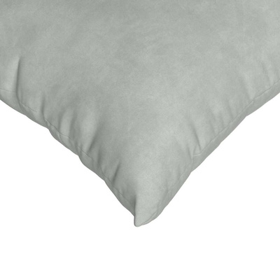 Poduszki na sofę 2 pcs Jasnoszary 60 x 60 cm Tkanina sztruksowa