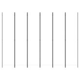 Parawan 6-panelowy, biały, 300x220 cm, tkanina