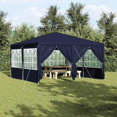 Namiot Imprezowy Niebieski 400 x 400 x 266 cm Polietylen