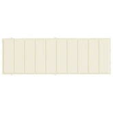 vidaXL Poduszka na leżak, kremowa, 186x58x3 cm, tkanina Oxford