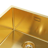 Zlewozmywak stalowy podwieszany Rita gold