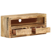 vidaXL Szafka pod TV, 88x30x40 cm, lite drewno mango