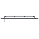 Rama markizy Z regulacją Antracyt 4,5 × 3 m Stal