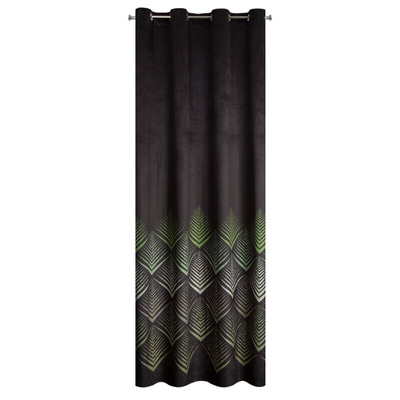 Zasłona Angelina czarna 140x250