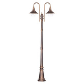 Lampa ogrodowa stojąca K-8127 CZARNY/ZŁOTY z serii BOSTON