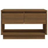 vidaXL Szafka pod TV, brązowy dąb 70x41x44 cm materiał drewnopochodny