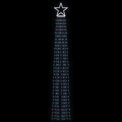 Lampki choinkowe, 320 LED, zimne białe światło, 375 cm