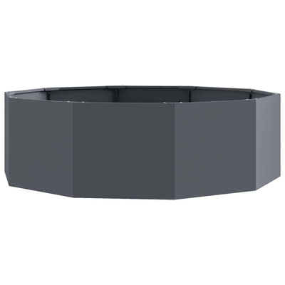 Donica Antracyt 120 x 120 x 35 cm Stal