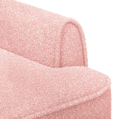 Sofa dwuosobowa z guzikowym pikowaniem różowy 117 x 67 x 77 cm