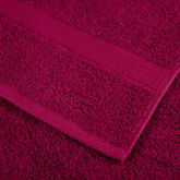 Ręczniki premium, SOLUND, 2 szt., bordowe, 100x200 cm, 600 g/m?