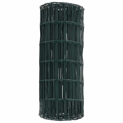 Ogrodzenie Euro 0,6 x 50 m Żelazo pokryte PVC zielony