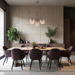 Lampa wisząca MEDINA srebrna 3x60W E27klasyczna elegancja do salonu jadalni