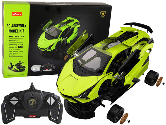 Zestaw Klocków Konstrukcyjnych Auto R/C 1:18 Lamborghini Sian FKP 37  Rastar